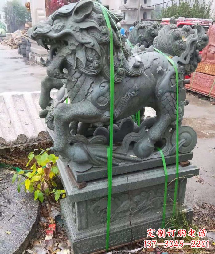 河南麒麟之美——灵动古典古朴的古代神兽石雕