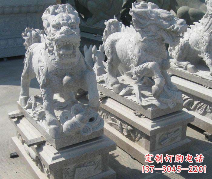 河南优质古代神兽麒麟石雕