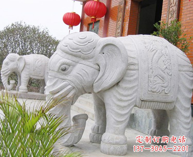 河南古代石雕大象