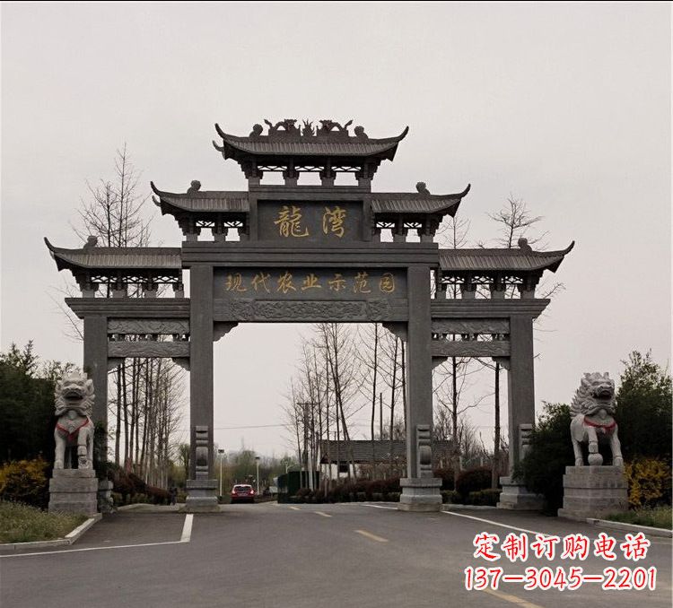 河南品质精湛的古石牌坊雕塑