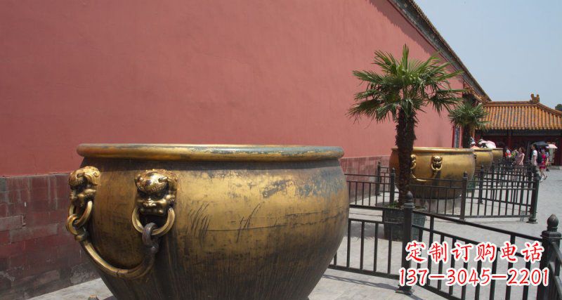 河南故宫铜雕缸:以古之美点亮家园
