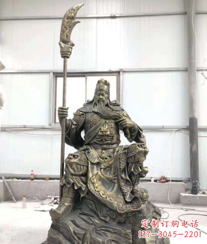 河南关公铜雕,令您的装饰更加添彩