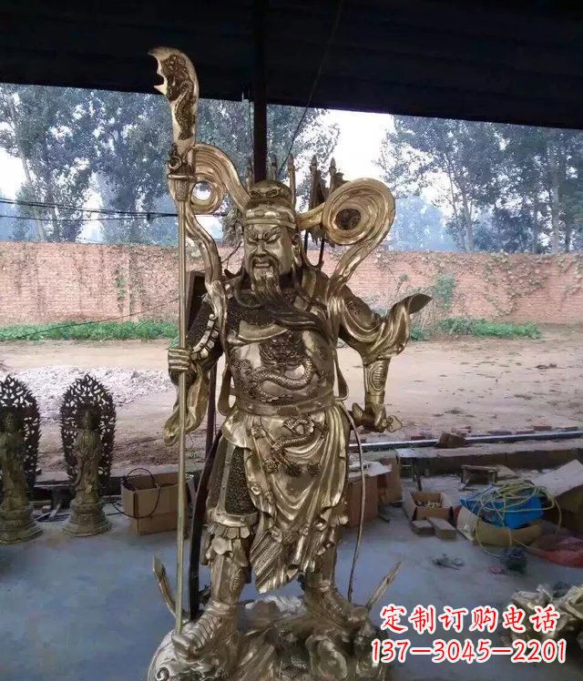 河南精美关公雕塑,展现传统文化魅力
