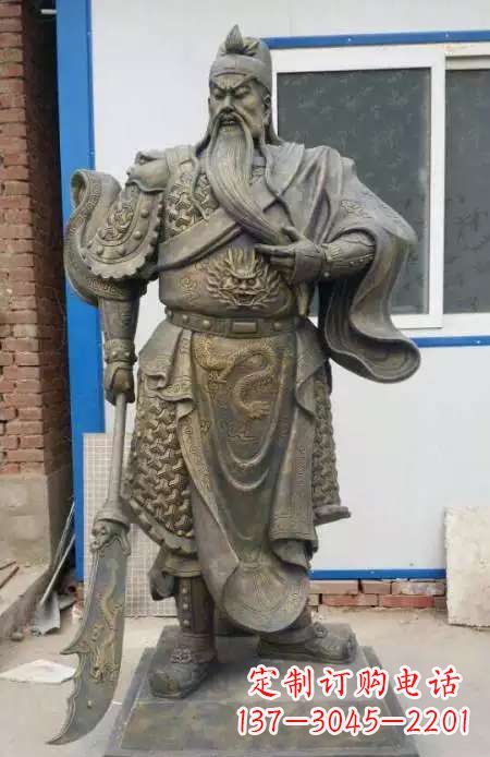 河南中领雕塑:传承传说,精美制作关羽铜雕