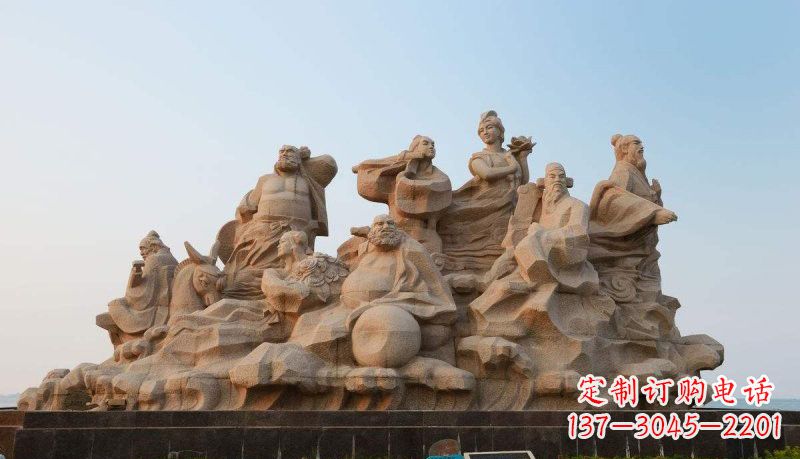 河南专业定制八仙过海雕塑