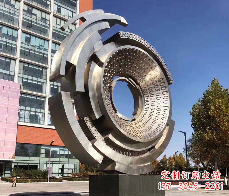 河南不锈钢工业齿轮雕塑