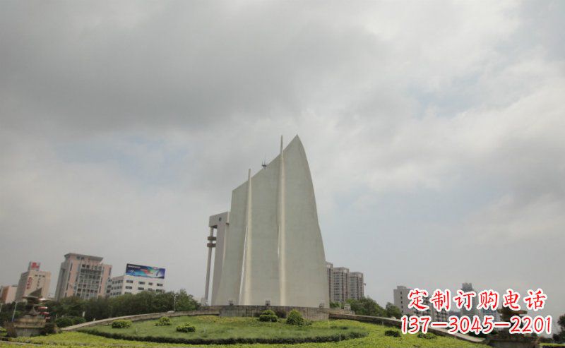 河南中领雕塑:让你的空间更英伦风——不锈钢抽象船帆雕塑