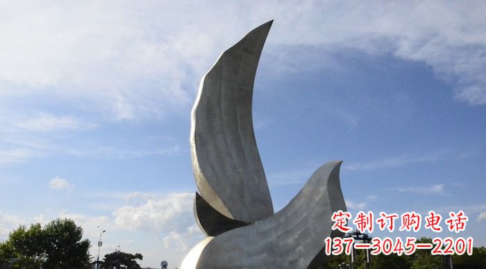 河南领雕塑带来的和平鸽雕塑