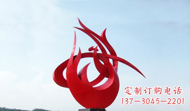 河南艺术引领,荣耀之羽——中国领雕塑制作不锈钢大型凤凰雕塑