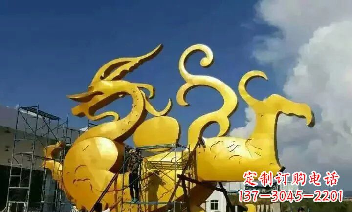 河南中领雕塑动物雕塑,精美多彩;
