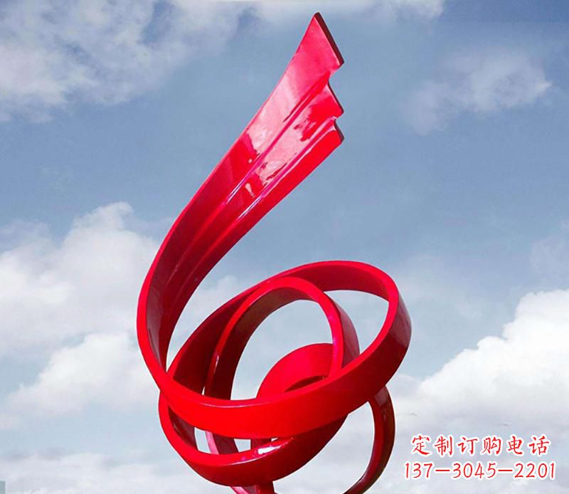 河南中领雕塑为您定制翅膀抽象雕塑