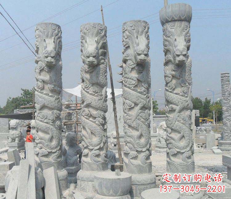 河南中领雕塑龙柱雕塑,历久弥新