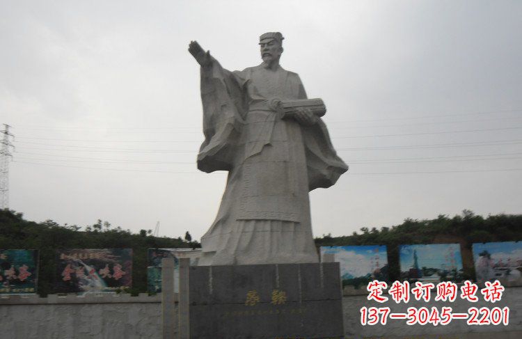 河南高级大理石商鞅雕塑,传承古老文化