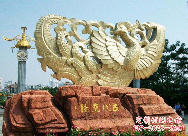 河南中领雕塑凤凰雕塑,精美绝伦
