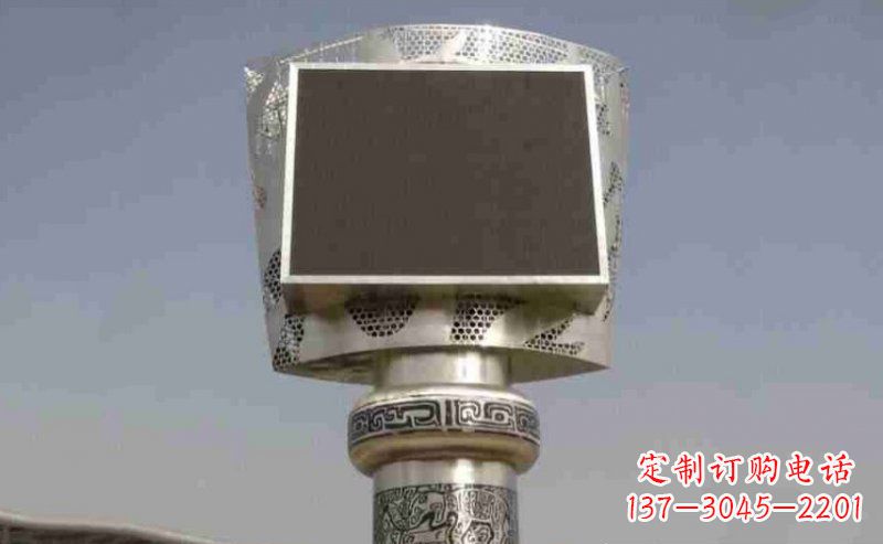 河南广场火炬不锈钢雕塑_2
