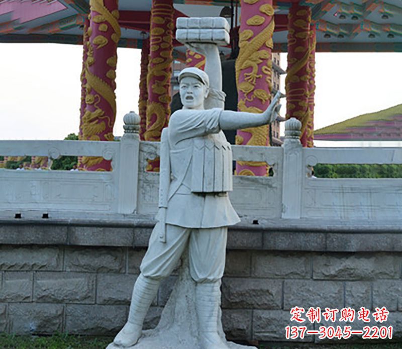 河南董存瑞石雕:一种传承精湛工艺的艺术品