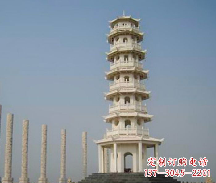河南多层宝塔石雕:极致精美的雕塑艺术