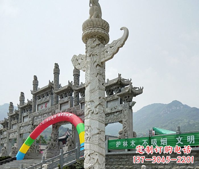 河南中领雕塑汉白玉华表石雕--专业的定制雕塑制作服务