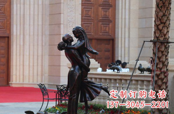 河南情侣雕塑,缔造爱的浪漫氛围