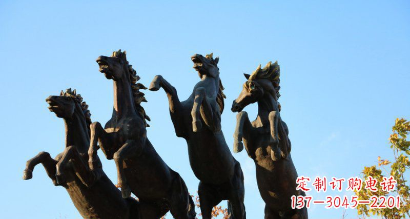 河南典雅精美的铜动物雕塑