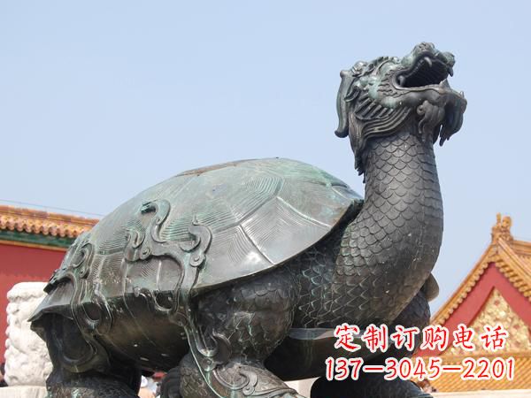 河南广场龙龟铜雕222