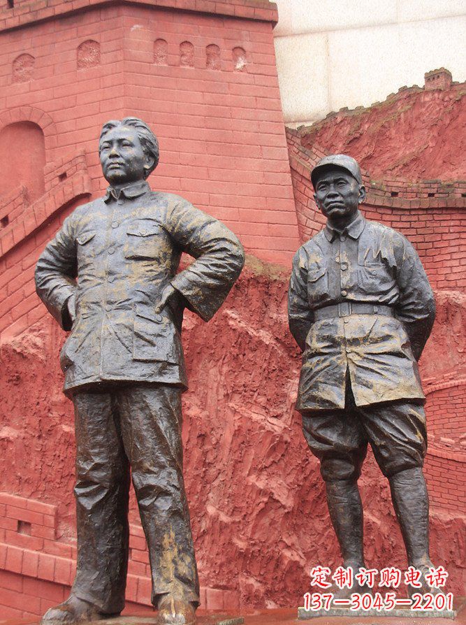 河南广场毛主席纪念铜雕