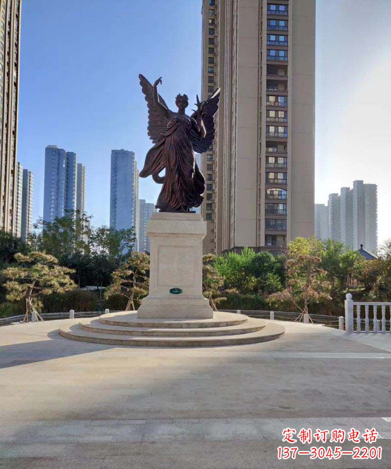 河南中领雕塑:精致的女神铜雕