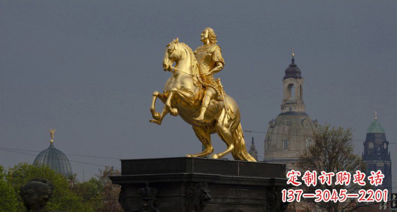 河南西方风格铜骑马雕塑