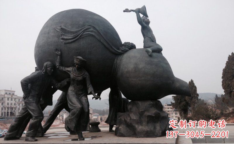 河南皇家感觉,海量葫芦雕塑,满足你的高端定制需求