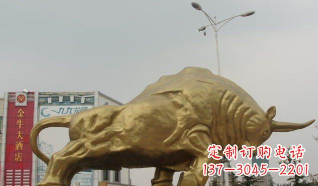 河南拓荒牛铜雕塑-充满历史气息的精美雕塑