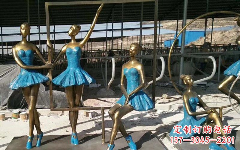 河南中领雕塑--美女芭蕾雕塑定制