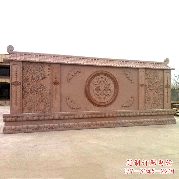 河南广场影壁石雕