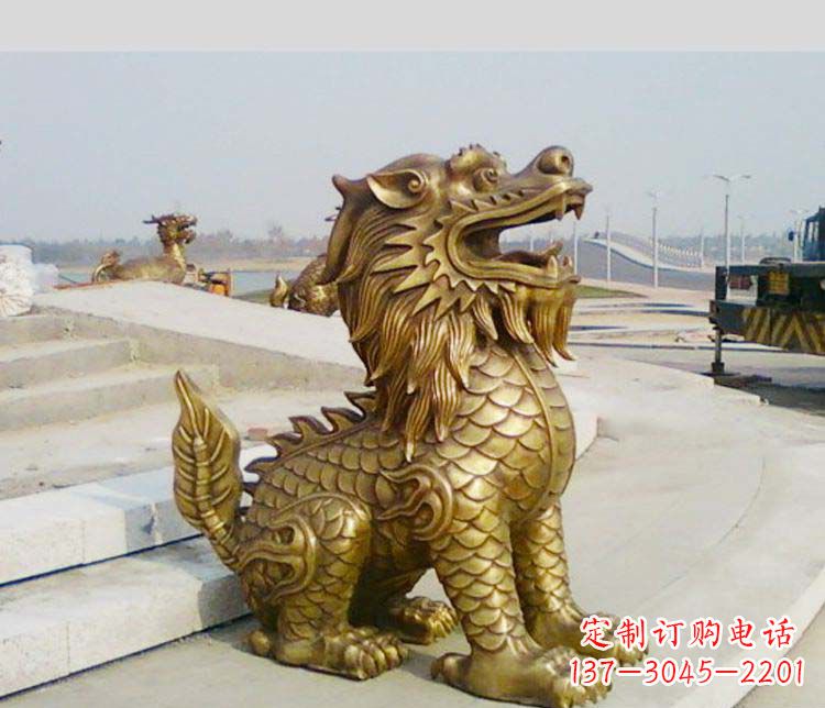 河南狮子雕塑:象征力量,令人肃然起敬