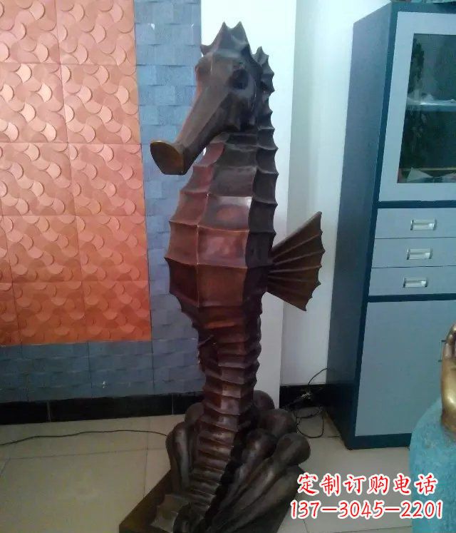 河南海马铸铜动物雕塑,品质保证