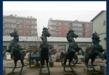 河南中领雕塑推出的优雅动物铜雕飞马，以其出色…