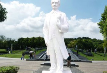 河南爱迪生公园广场世界名人石雕塑