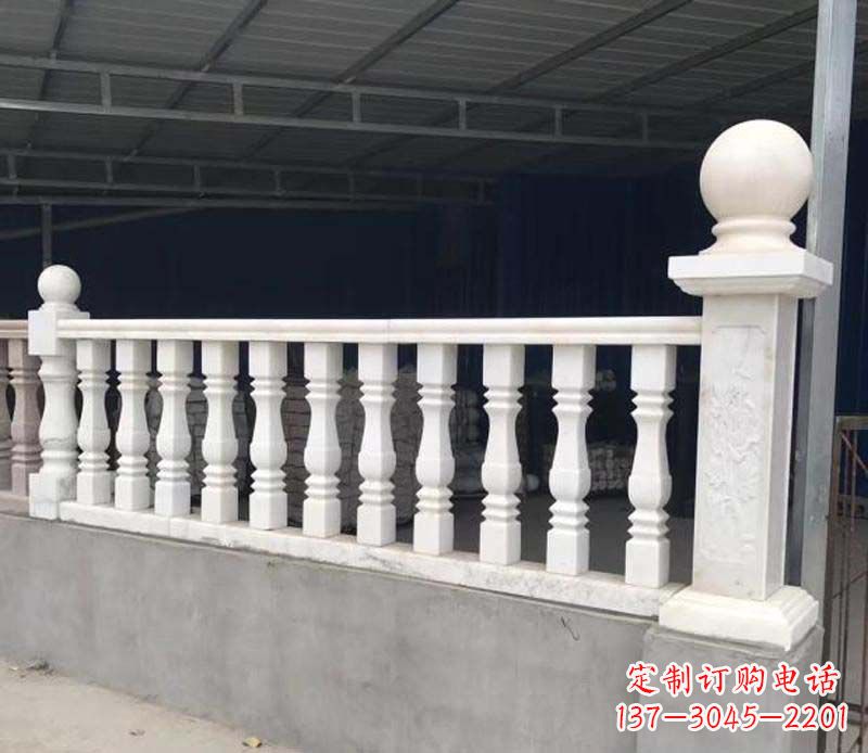 河南汉白玉栏杆景观雕塑
