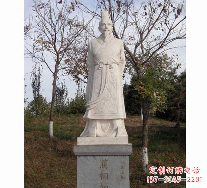 河南领雕塑:精致古代名人石雕