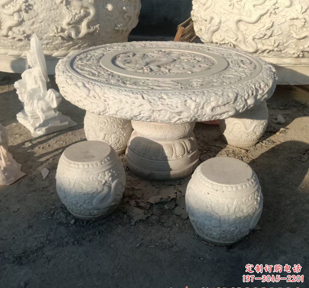 河南中领雕塑推出的汉白玉魔力龙雕塑,以汉白玉…