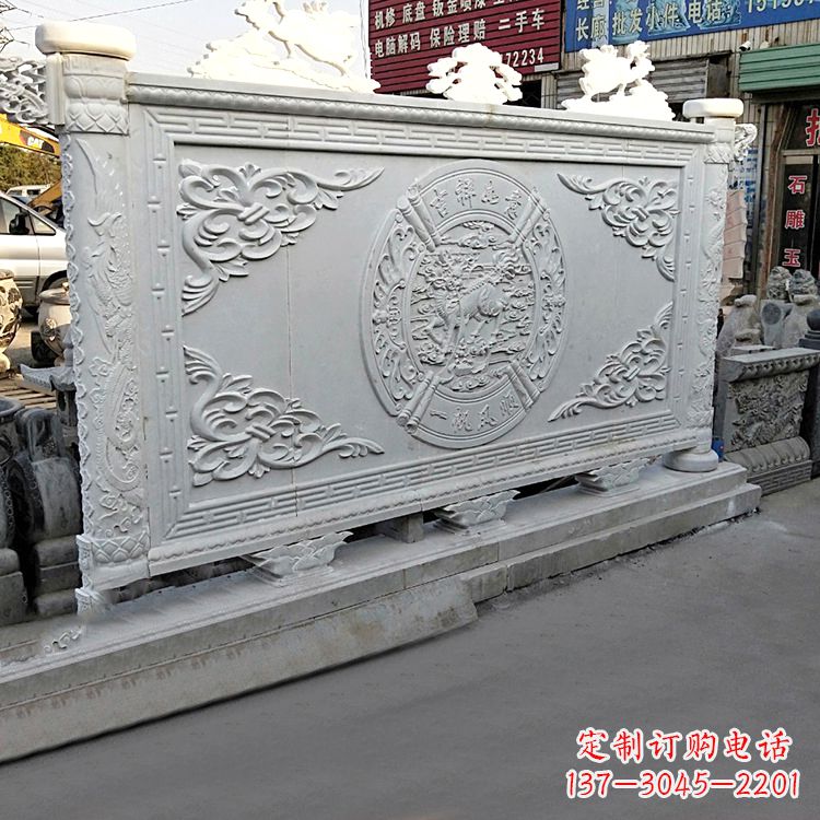 河南质朴精美汉白玉麒麟石雕雕塑