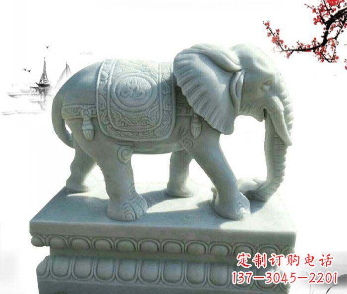 河南大象雕塑诠释华夏传统文化