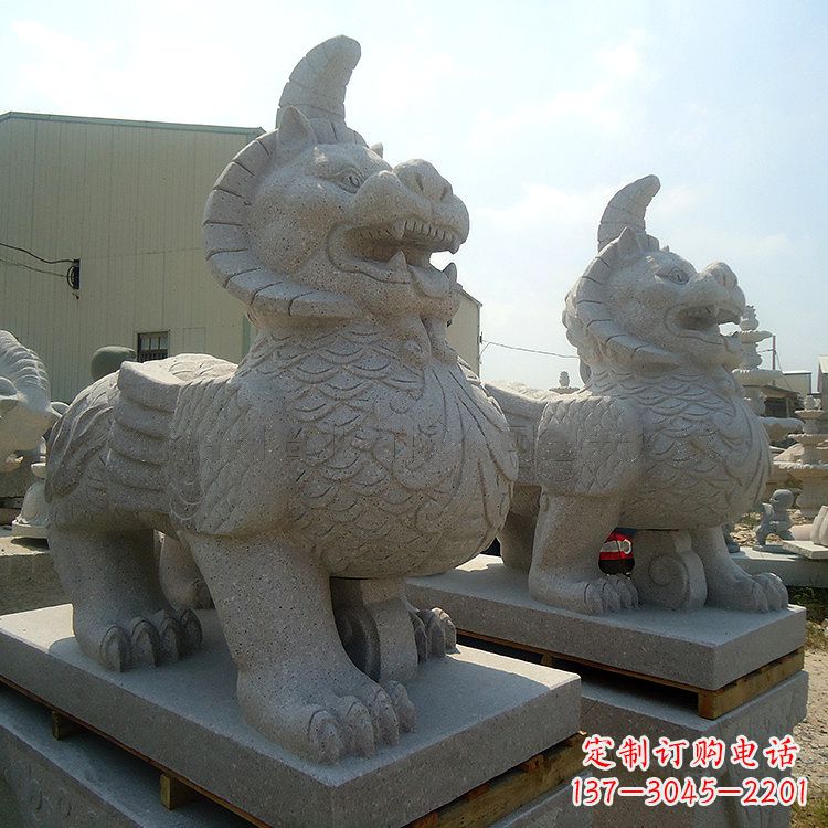河南珍贵上古神兽动物雕塑