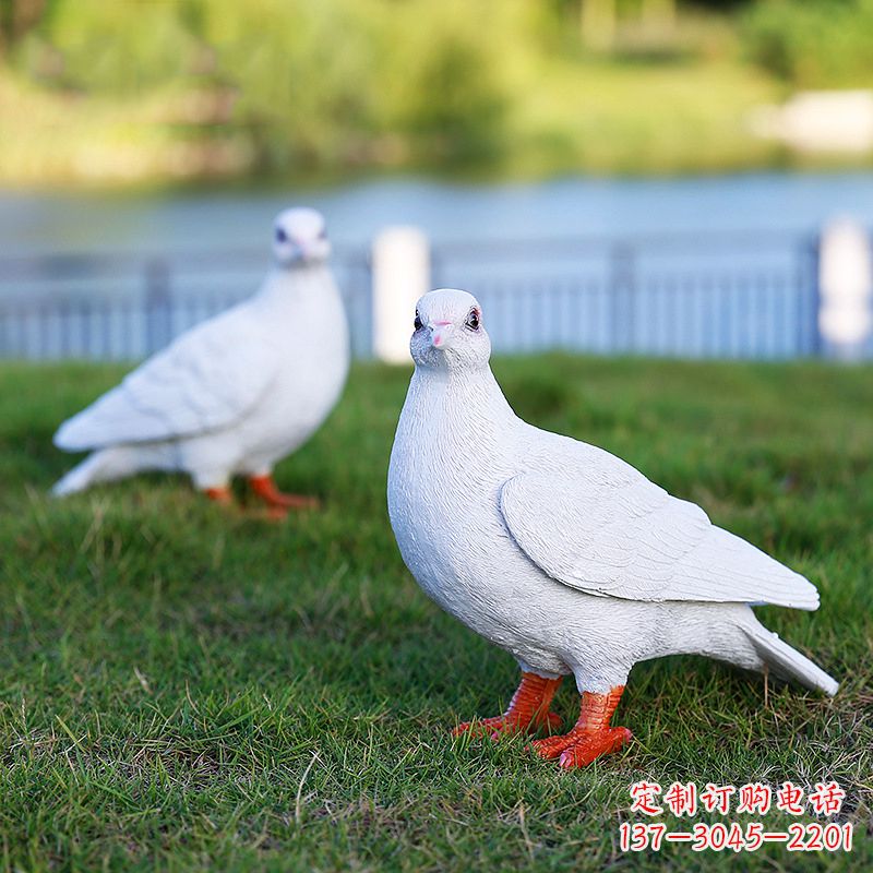 河南新型和平鸽雕塑,让爱与和平传递