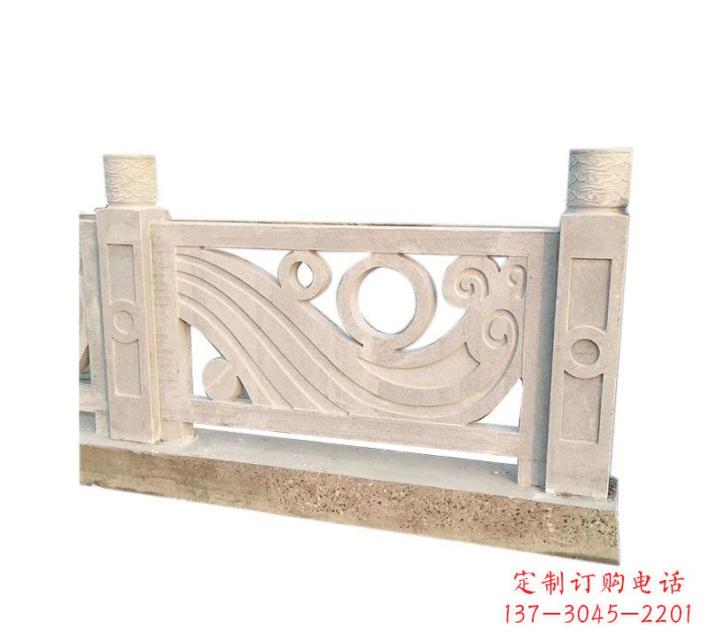 河南精美石栏板雕塑,点缀河边桥梁的美丽