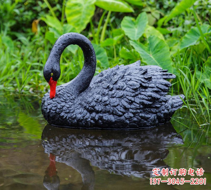 河南优美雕塑,精致天鹅雕塑
