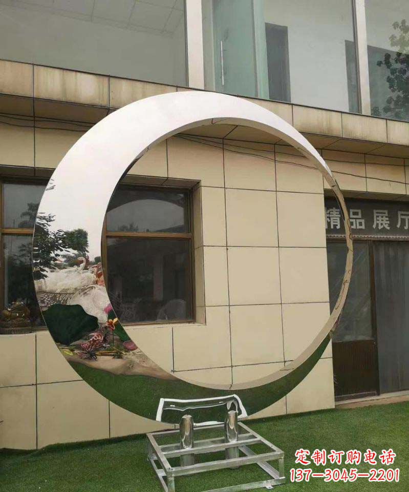 河南完美的不锈钢圆环雕塑