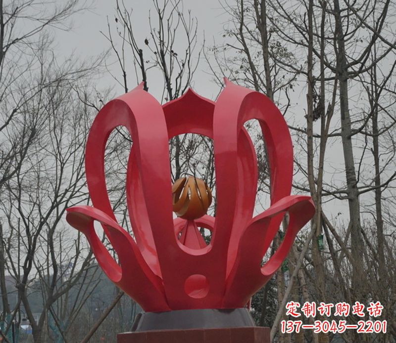 河南户外紫荆花雕塑