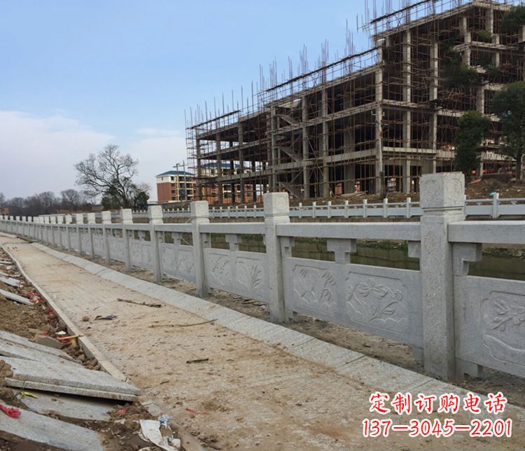 河南护城河大理石栏板石雕 (4)