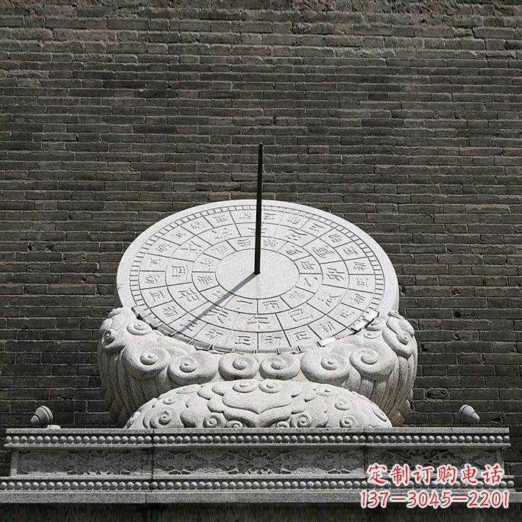 河南花岗岩古代计时器日晷雕塑