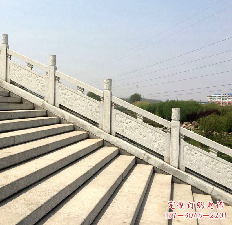 河南欣赏自然之美,定制花岗岩石栏杆雕塑
